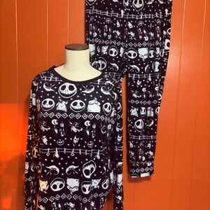 Nightmare Before Christmas Pajama Set Top Bottoms Pants Jack